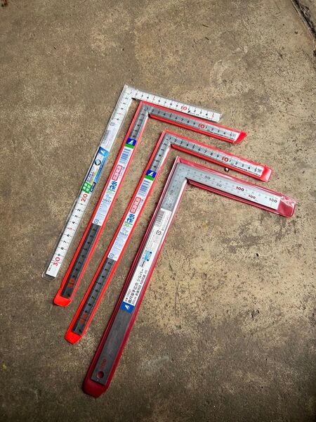 差し金 シンワ 直尺 定規 L尺 曲尺 スケール 大工道具 工具