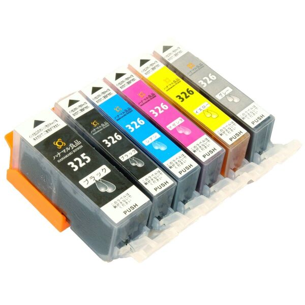 BCI-326XL+BCI-325XL 互換インク 【6色組×5セット】 Canon キャノン 【ハナマル良品】