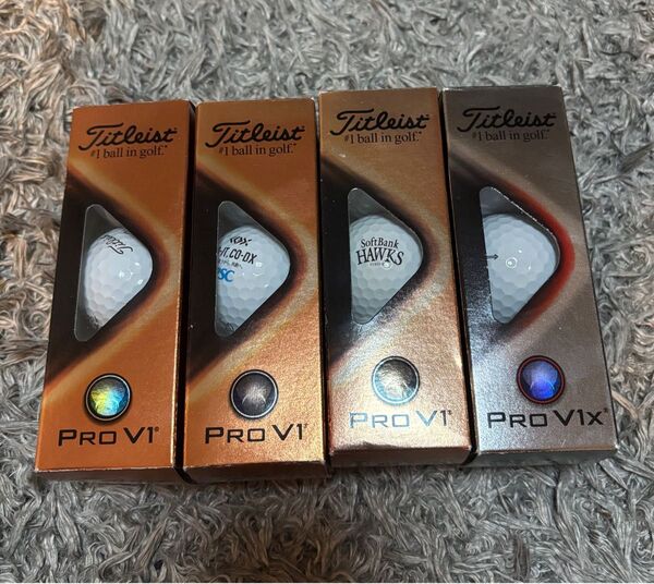 ゴルフボール タイトリストPRO V1x&V1 合計12個