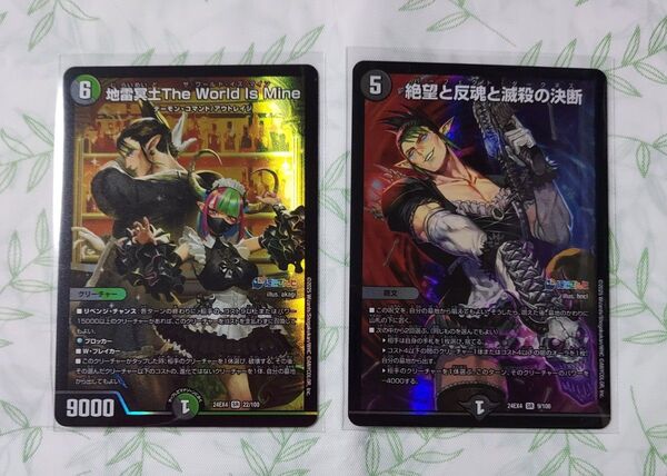 デュエルマスターズ 異次元の超獣使い 花畑チャイカSRカード×2