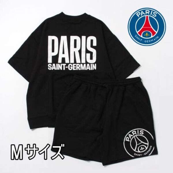 新品 パリサンジェルマンロゴ セットアップ PSG 黒M