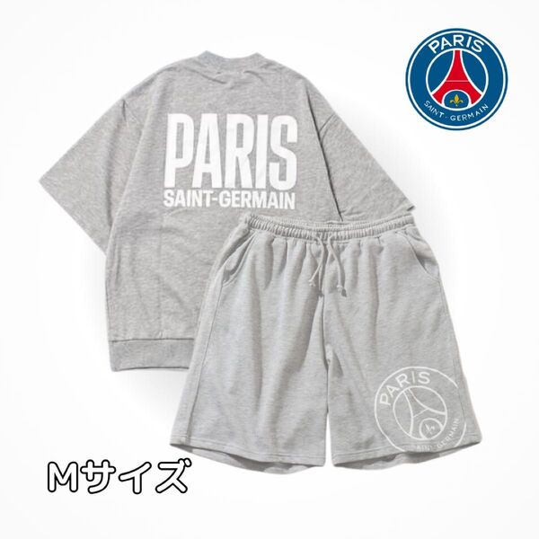 新品 パリサンジェルマンロゴ セットアップ PSG グレー M