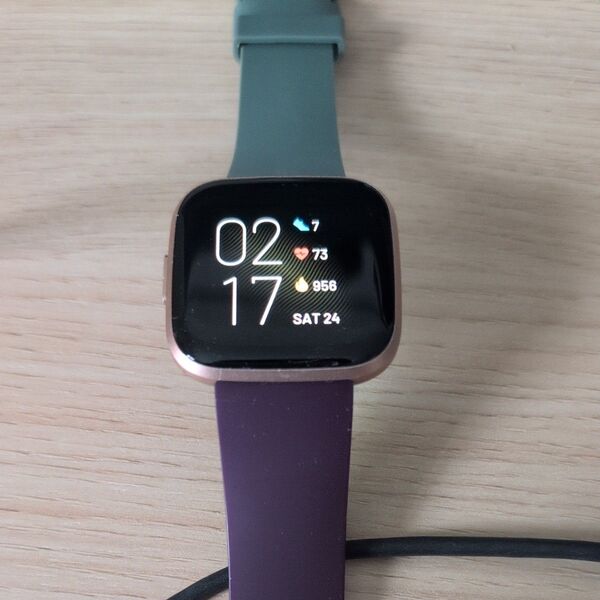 Fitbit Versa 2 スマートウォッチ ローズゴールド