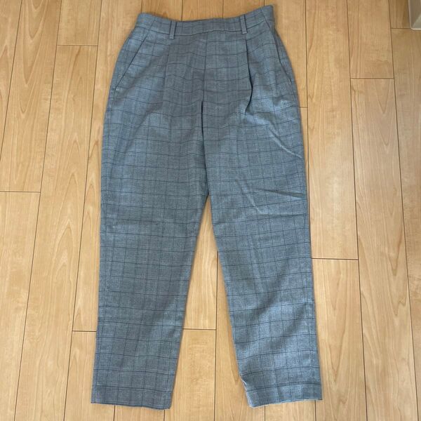 パンツ スラックス M ユニクロ UNIQLO ギンガムチェック