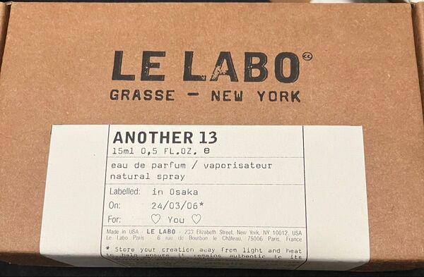 LELABO アナザー13 15ml ANOTHER13 ルラボ