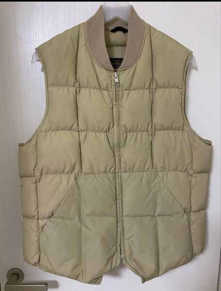 Eddie Bauer ダウンベスト ダウンベスト エディーバウアー ビンテージ 黒タグ 70s 80s vintage