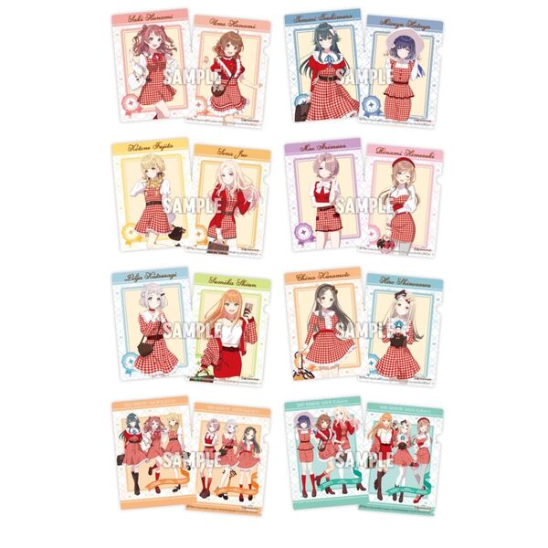 学園アイドルマスター ローソン クリアファイル 全8種類 コンプリートセット
