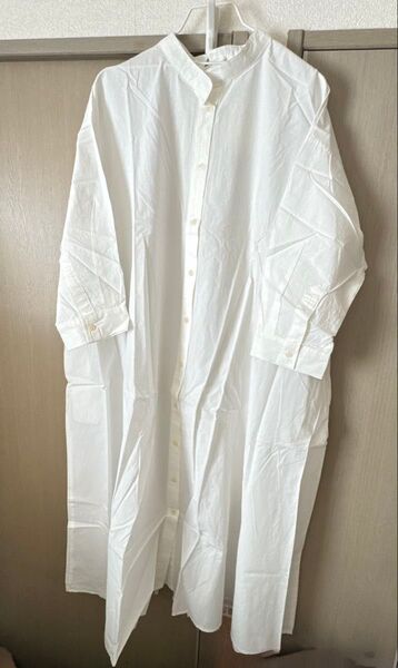 新品★SM2 後リボンシャツワンピース サマンサモスモス Samansa Mos2 シャツ ワンピース シャツワンピ ワンピ