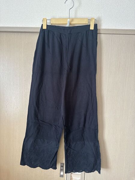 新品★SM2 カットソーペチパンツ ブラック サマンサモスモス Samansa Mos2 ペチパン レース パンツ