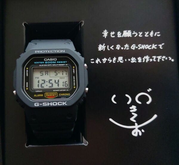 CASIO G-SHOCK DW-5600C-1V 901 スピード/スクリューバック【レストア後 未使用品】