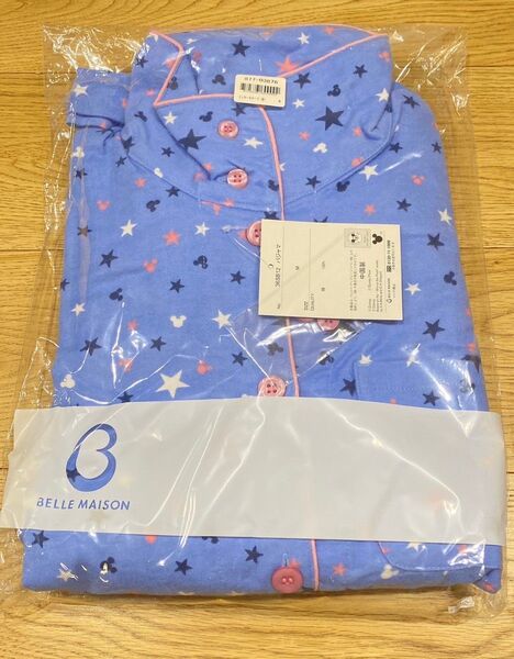【未使用新品】ベルメゾン パジャマ 長袖 ミッキーモチーフ 星 ディズニー