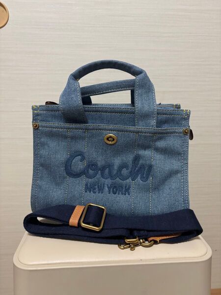 コーチ☆coach☆デニムトートバッグ☆ショルダー