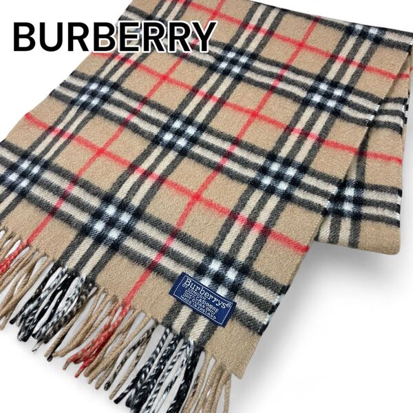 Burberry バーバリー マフラー カシミヤ100% ノバチェック