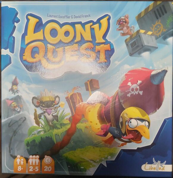 ルーニークエストLoony Quest多言語版(日本語訳あり) ボードゲーム 未使用美品