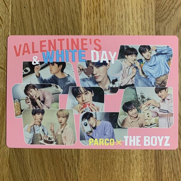 PARCO THE BOYZ コラボ バレンタイン ホワイトデー メッセージガード ポストカード 非売品 ノベルティ