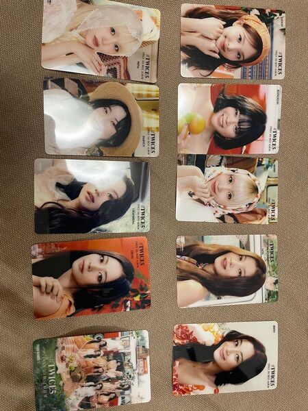 #TWICE5 タワレコ限定特典 クリアトレカ コンプリートセット
