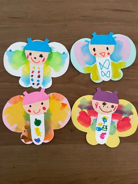 壁面飾り ちょうちょ 製作キット 15個 参観日 6月 7月 8月 保育園 こども園 小学校 施設 幼稚園 お祝い 親子サークル