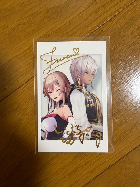 メイフ チェキ シークレット サイン入り にじさんじ メッセージ カード NIJISANJI フレン・E・ルスタリオ イブラヒム