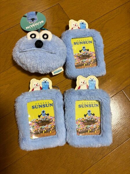 パペットスンスン もふもふフォトキーホルダー チェキホルダー カードホルダー ぬいぐるみ