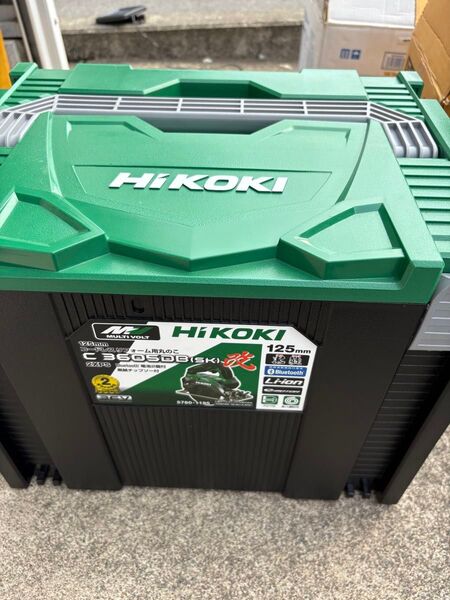 本体展示品 ハイコーキ 36V 125mm 充電式 丸のこ アグレッシブグリーン C3605DB(SK)(2XPS)