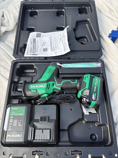 ハイコーキ 18V セーバーソー レシプロソー CR18DA バッテリー1個・充電器・ケース付き CR18DA(XPZ)