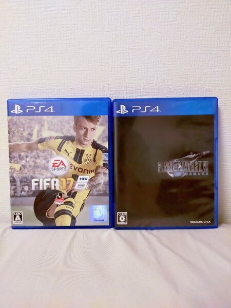 【PS4】 ファイナルファンタジーVII REMAKE FIFA17 2本セット ファイナルファンタジー7リメイク