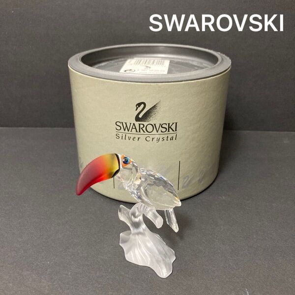 SWAROVSKI スワロフスキー オオハシ Silver Crystal 置物 インテリア A7621 NR000 006