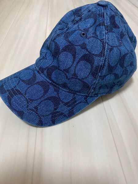 coach デニム キャップ 帽子