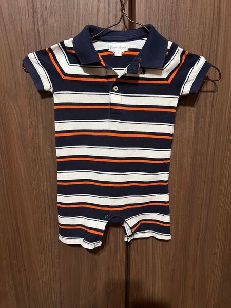 ラルフローレン半袖ロンパース ポロシャツ 9M 70アメリカ本土購入品