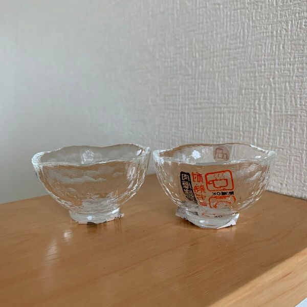 津軽びいどろ 耐熱ガラス 盃 2個セット