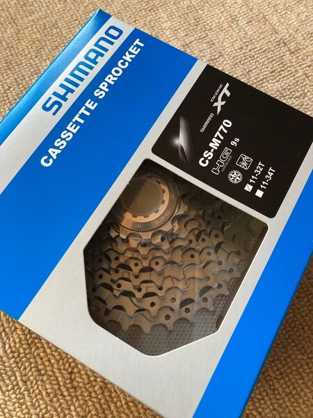 SHIMANO シマノ XT CS-M770 9速 11-32T カセットスプロケット 未使用品