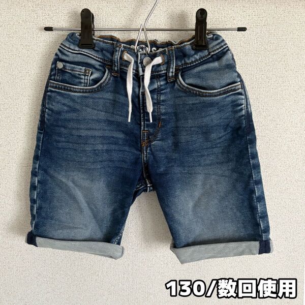 130 半ズボン ハーフパンツ デニム ジーンズ 男の子 子供服 mi子供服