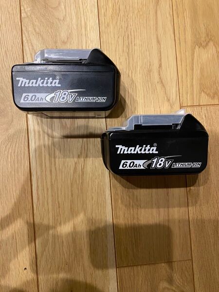 マキタ 18V 6.0Ah バッテリー 2個セット BL1860B