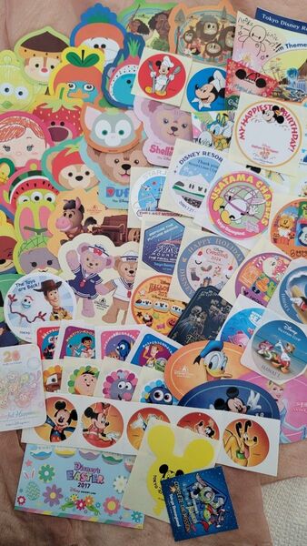 ディズニー パーク限定 非売品シール+おまけ…