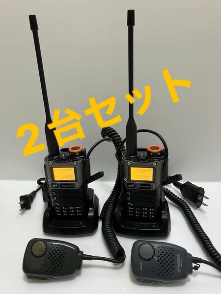 UV-K5(8) 広帯域受信機 18MHz〜1300MHz オールモード 希少スピーカーマイク付 2台セット 送信不可