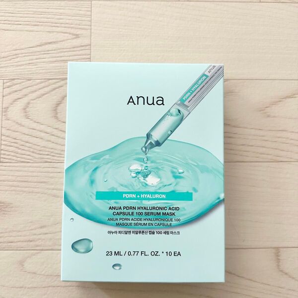 Anuaアヌア シートマスクPDRNヒアルロン酸カプセル100セラムマスクパック 10枚セット