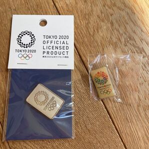 東京2020 オリンピック 公式ピンバッジ 2個セット