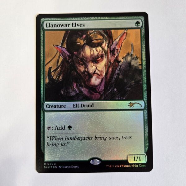MTG Secret Lair Llanowar Elves Foil