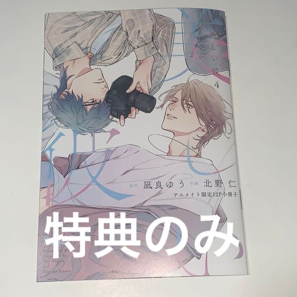 【特典のみ】 美しい彼 4 小冊子 凪良ゆう/北野仁