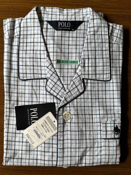 新品POLOの長袖パジャマ上下 メンズ Mサイズ