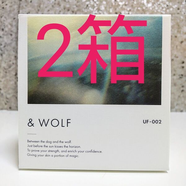 Nオーガニック& WOLF UV セラムリキッドファンデーションライトベージュ(UF- 002)SPF26 / PA++2箱