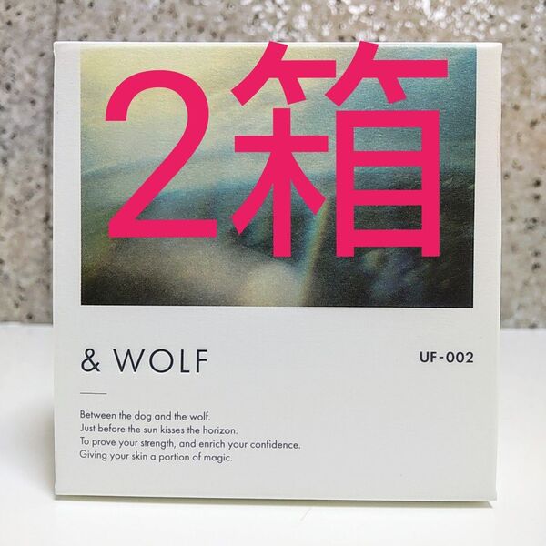 Nオーガニック& WOLF UV セラムリキッドファンデーションライトベージュ(UF- 002)SPF26 / PA++2箱