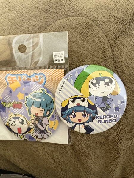 ケロロ軍曹 タママ二等兵&桃華 缶バッジ