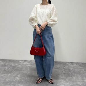 《美品》fredy emue カーブデニムパンツ ブルー サイズ36