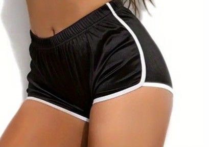 ジョギング ショートパンツ 黒 Sサイズビカツルのビッタリフィット