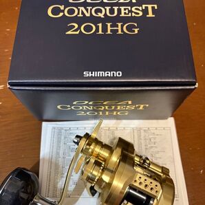 中古美品 23 オシアコンクエスト 201HG シマノ SHIMANO CONQUEST