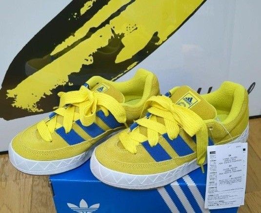 新品未使用 Adidas アディダス ADIMATIC イエロー 希少