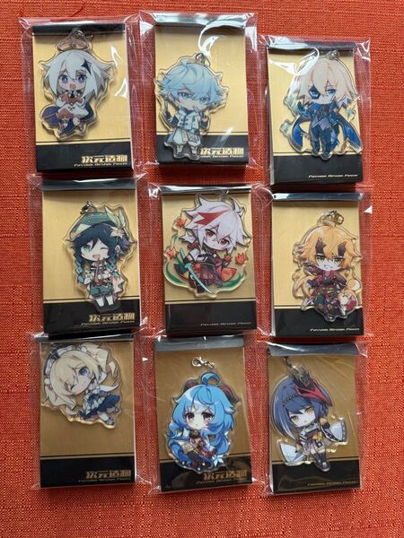 ②原神 アクリルキーホルダー キャラクターグッズ 同人グッズ セット