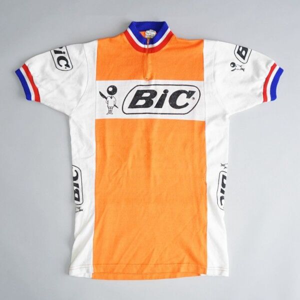 70sビンテージ フランス製 ツールドフランス Bic ビック 半袖サイクルジャージ