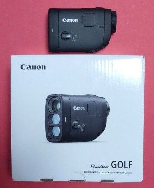 【ラウンド未使用】CANON キャノン ゴルフレーザー距離計 Power shot golfパワーショットゴルフ